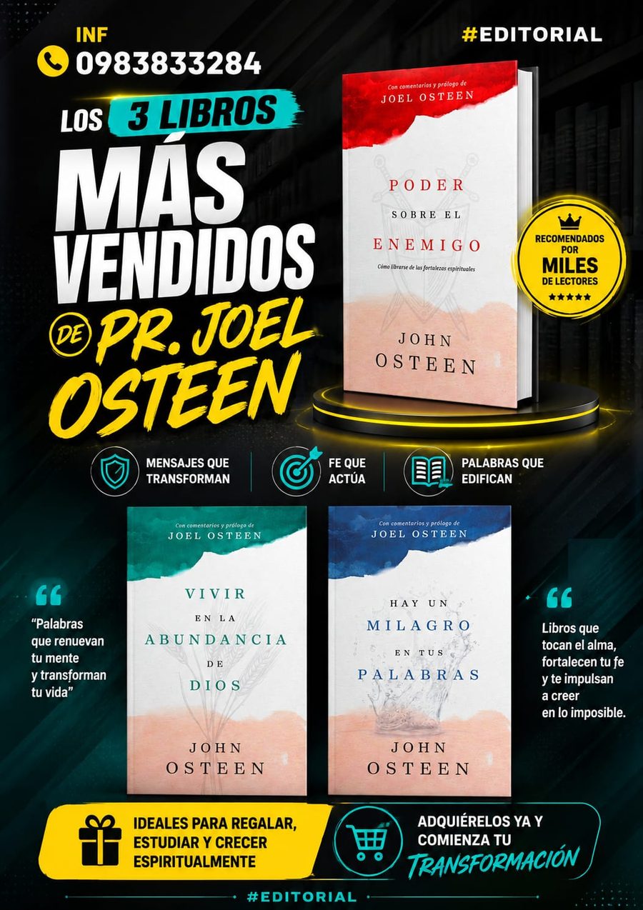 Libros recomendados de Joel Osteen