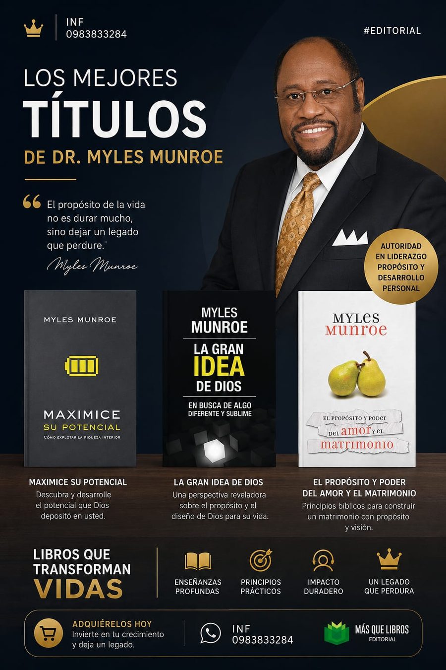 Libros recomendados de Myles Munroe